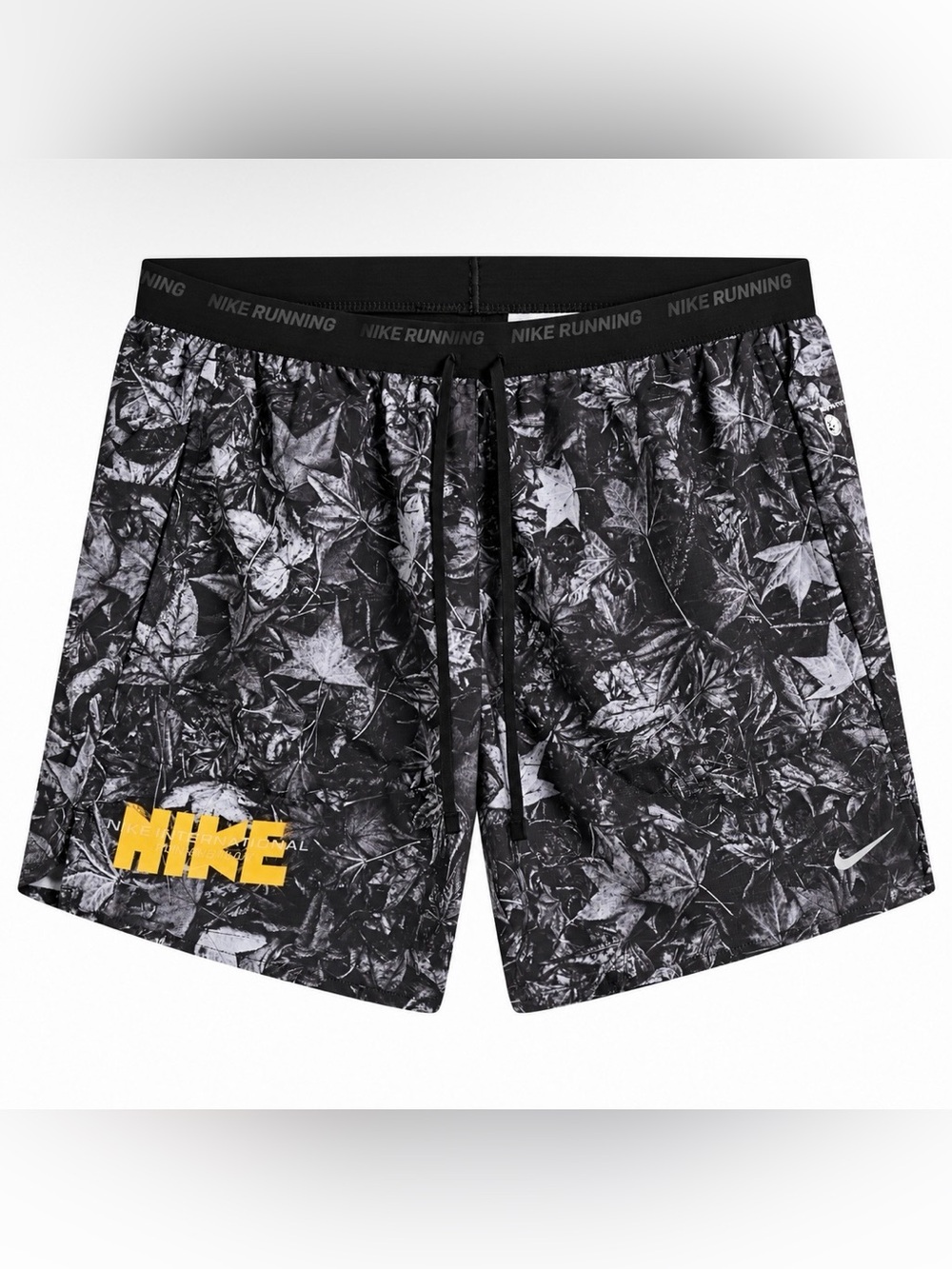 Nike Stride Dri-FIT 7" Brief-Lined Running Shorts Black Camo Men’s M IH4512-010